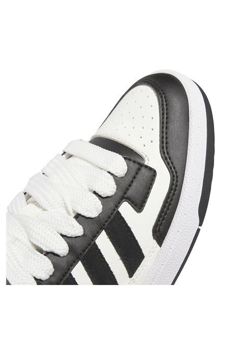 Adidas Rapid Court Shoes White Black Junior ADIDAS CORE | Sneakers | JR0166-